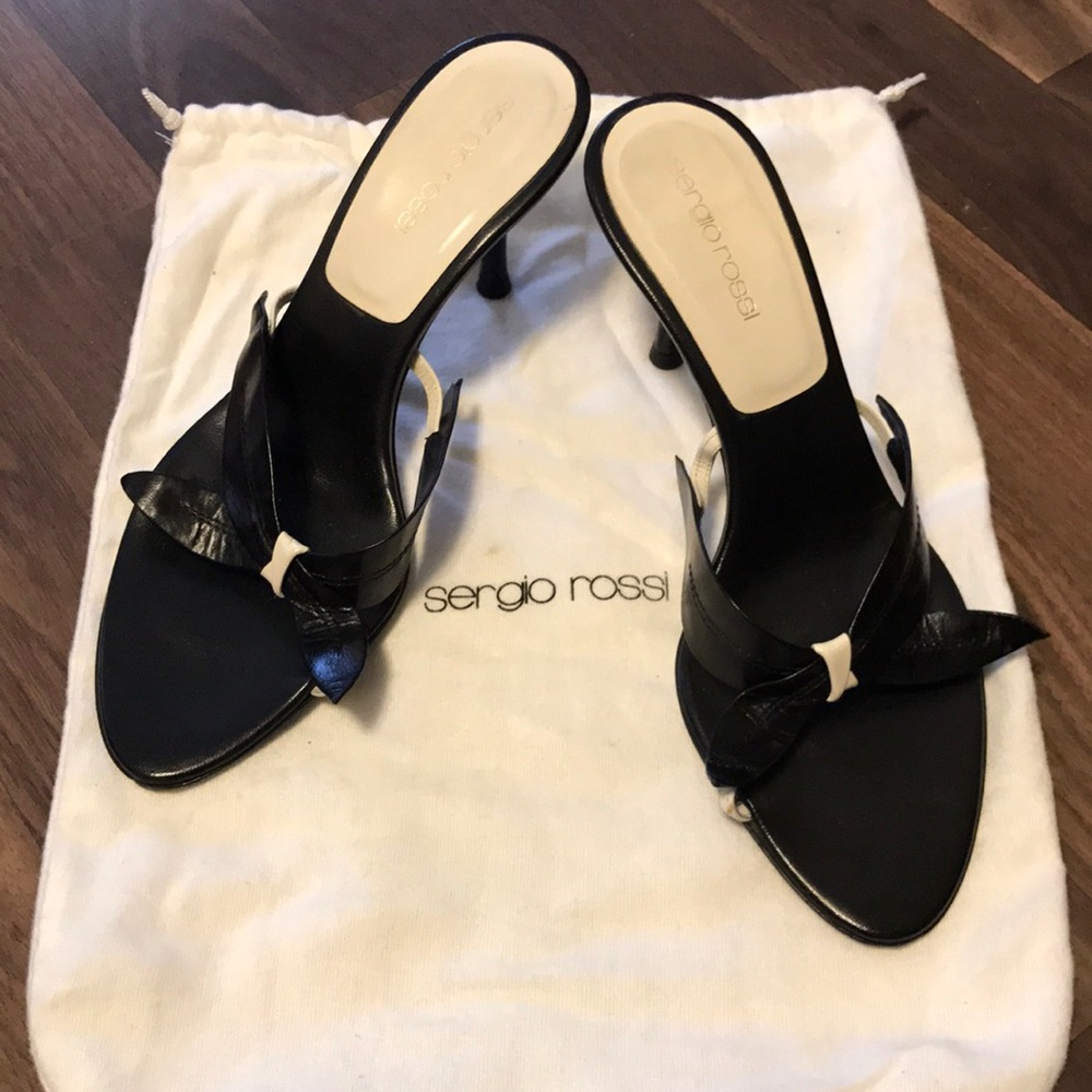 Amazing Sergio Rossi Heeled Mules